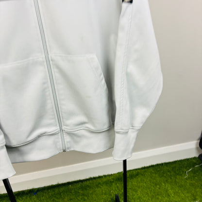 00s Reebok Zip Hoodie Light Blue Medium