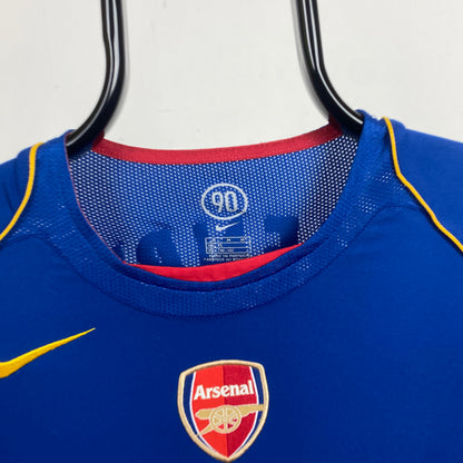 00s Nike Arsenal Henry Football Shirt T-Shirt Blue XS