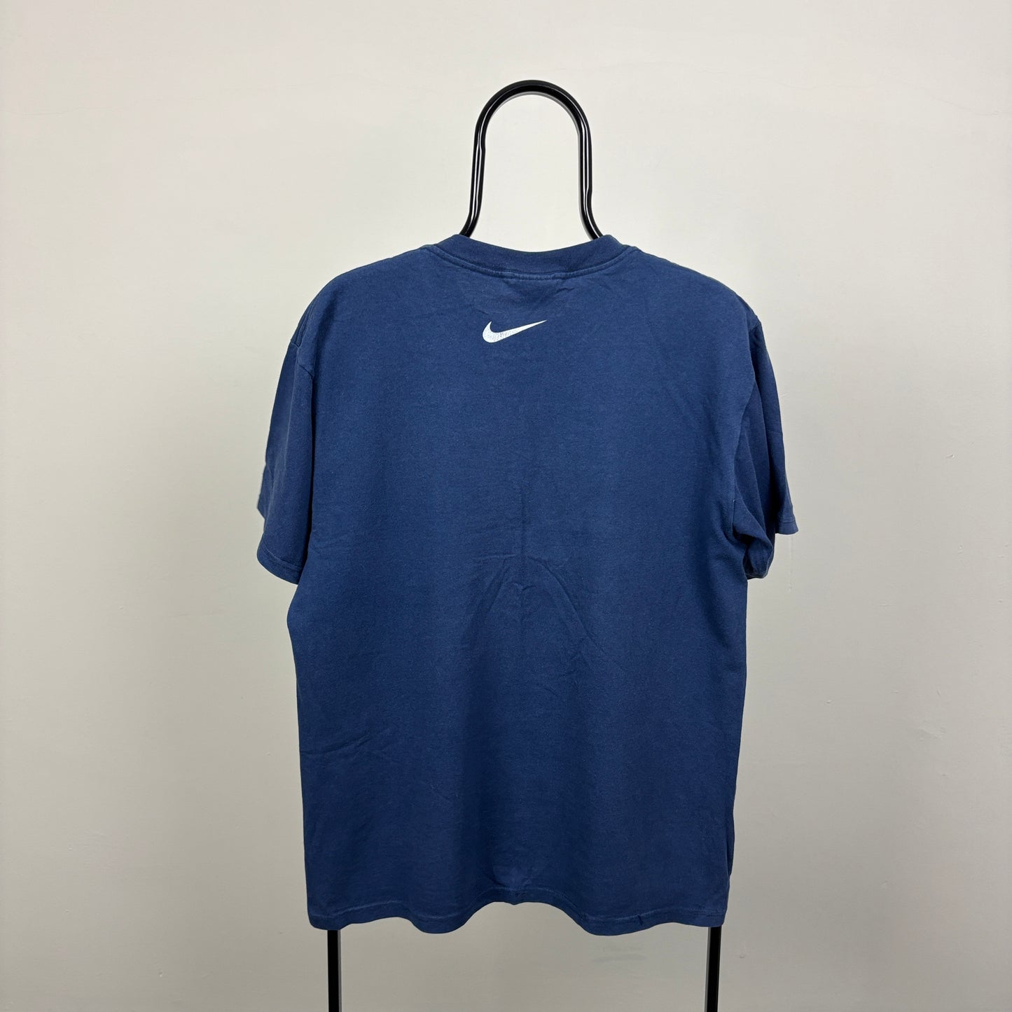 90s Nike Challenge Court T-Shirt Blue Medium