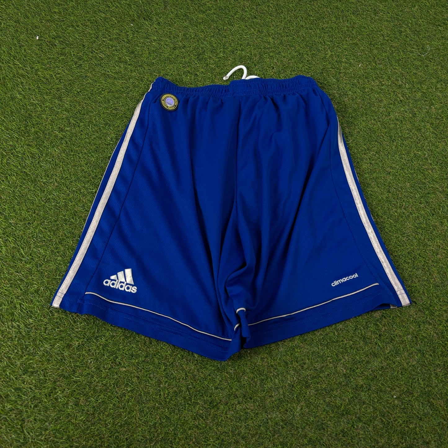00s Adidas Fenerbahce Football Shorts Blue Medium