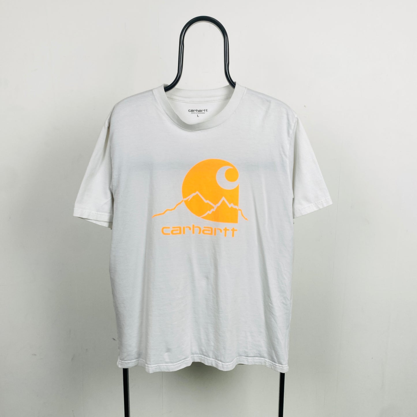 Retro Carhartt T-Shirt White Large