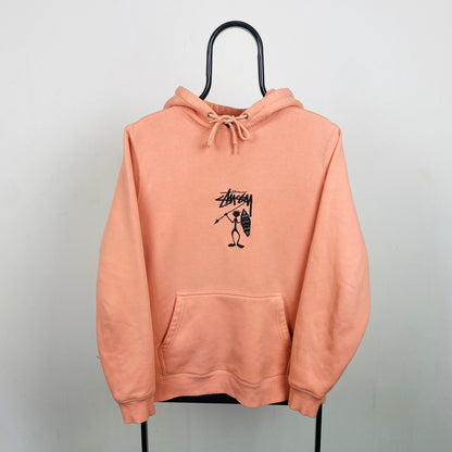 90s Stussy Hoodie Pink Small