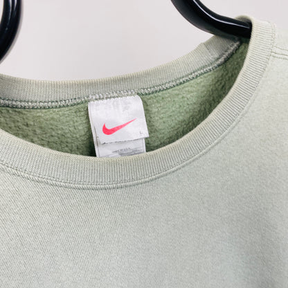 90s Nike Sweatshirt Sage Green Large