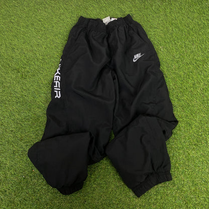 00s Nike Tracksuit Jacket + Joggers Set Black XS