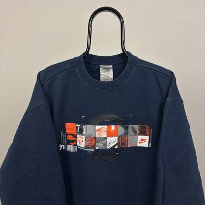 00s Nike Research Lab Sweatshirt Blue Large