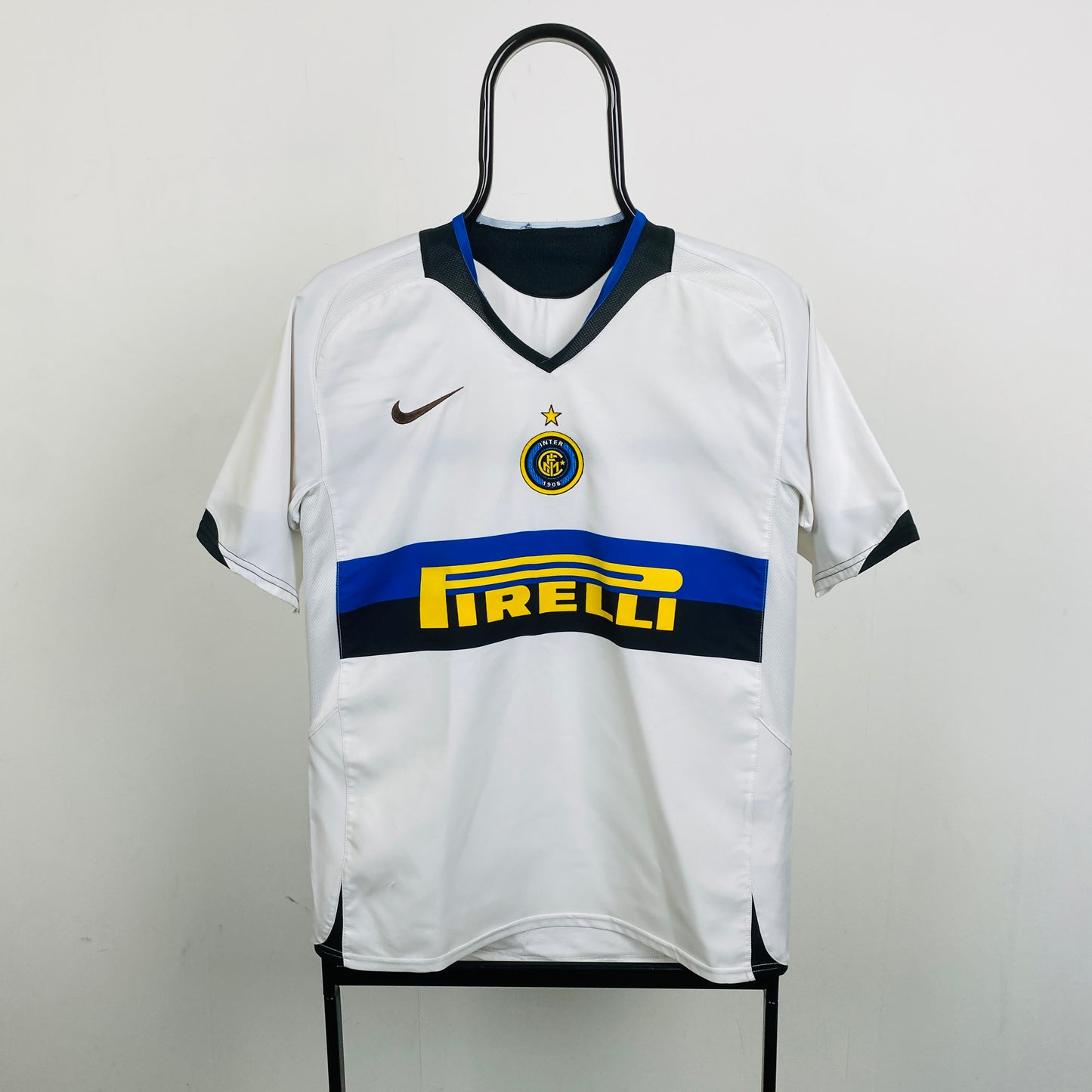 00s Nike Inter Milan Football Shirt T-Shirt White Small