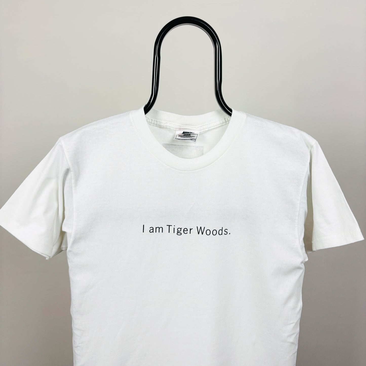 90s Nike Tiger Woods T-Shirt White Small