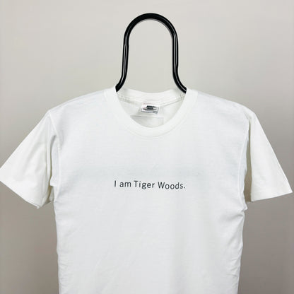 90s Nike Tiger Woods T-Shirt White Small