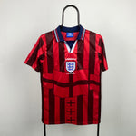 Retro England Football Shirt T-Shirt Red Small