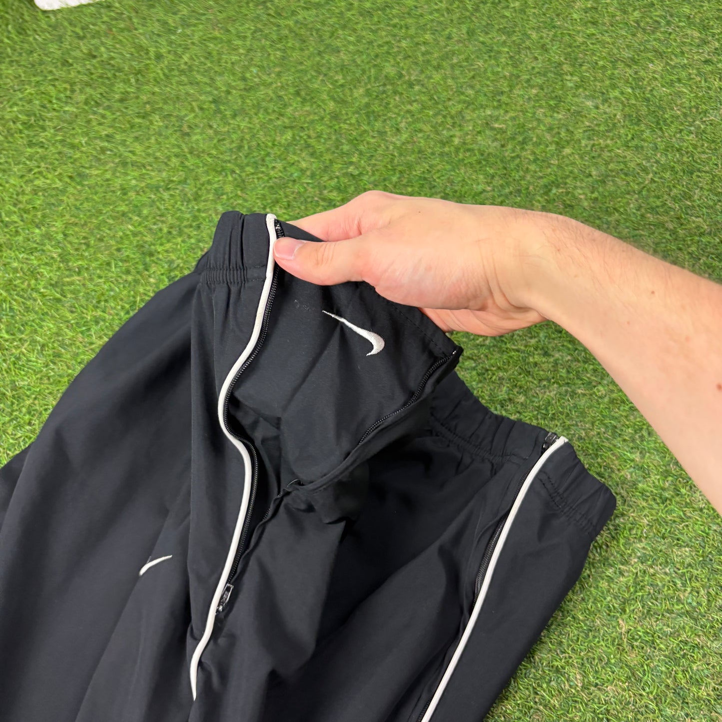 00s Nike Piping Joggers Black Small