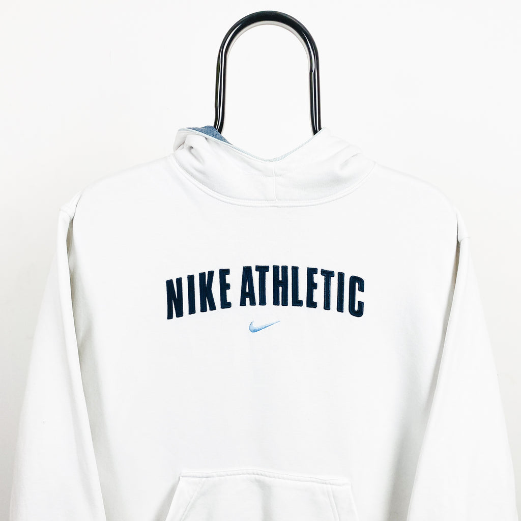 00s Nike Athletic Hoodie White XS