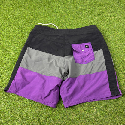 00s Nike Swim Shorts Black Large