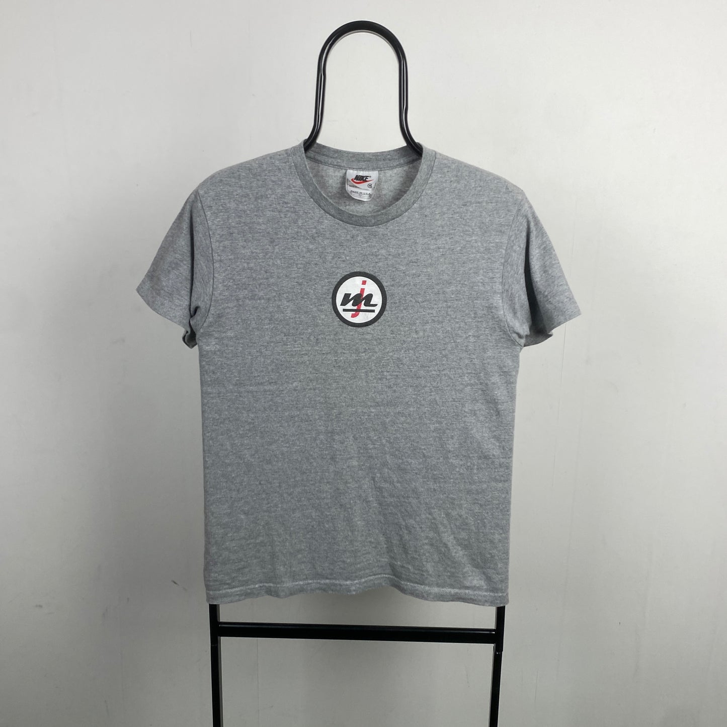 90s Nike Air Jordan T-Shirt Grey Medium