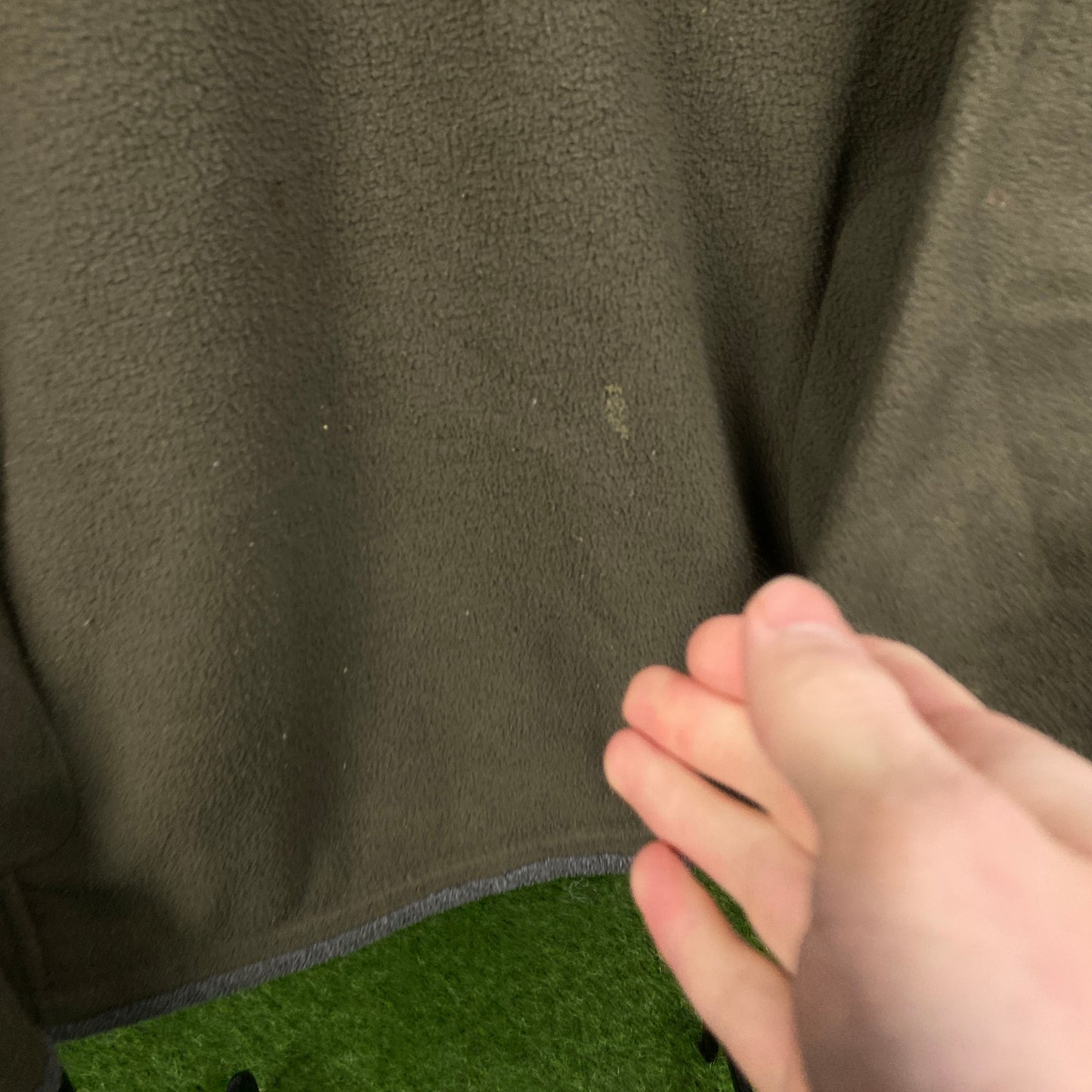 00s Berghaus 1/4 Zip Fleece Sweatshirt Brown Medium