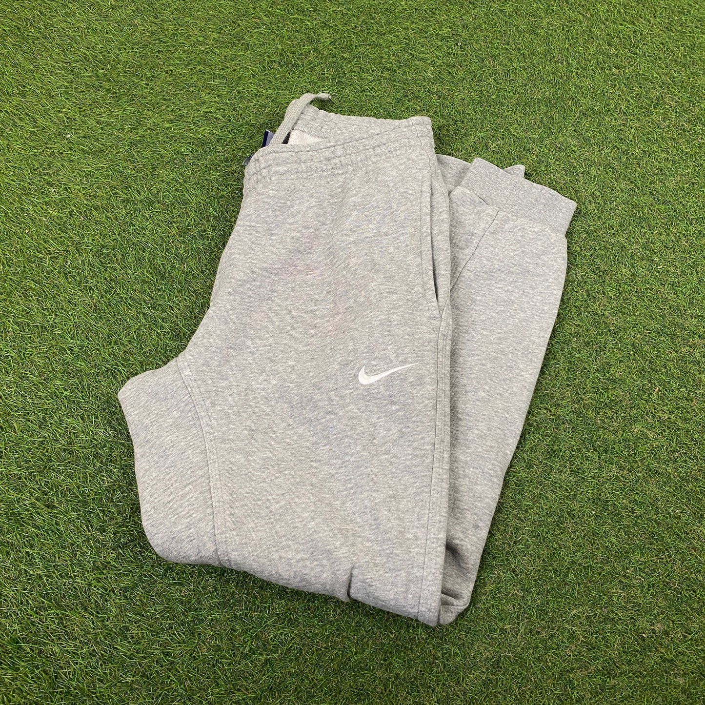 00s Nike Cotton Joggers Grey Small