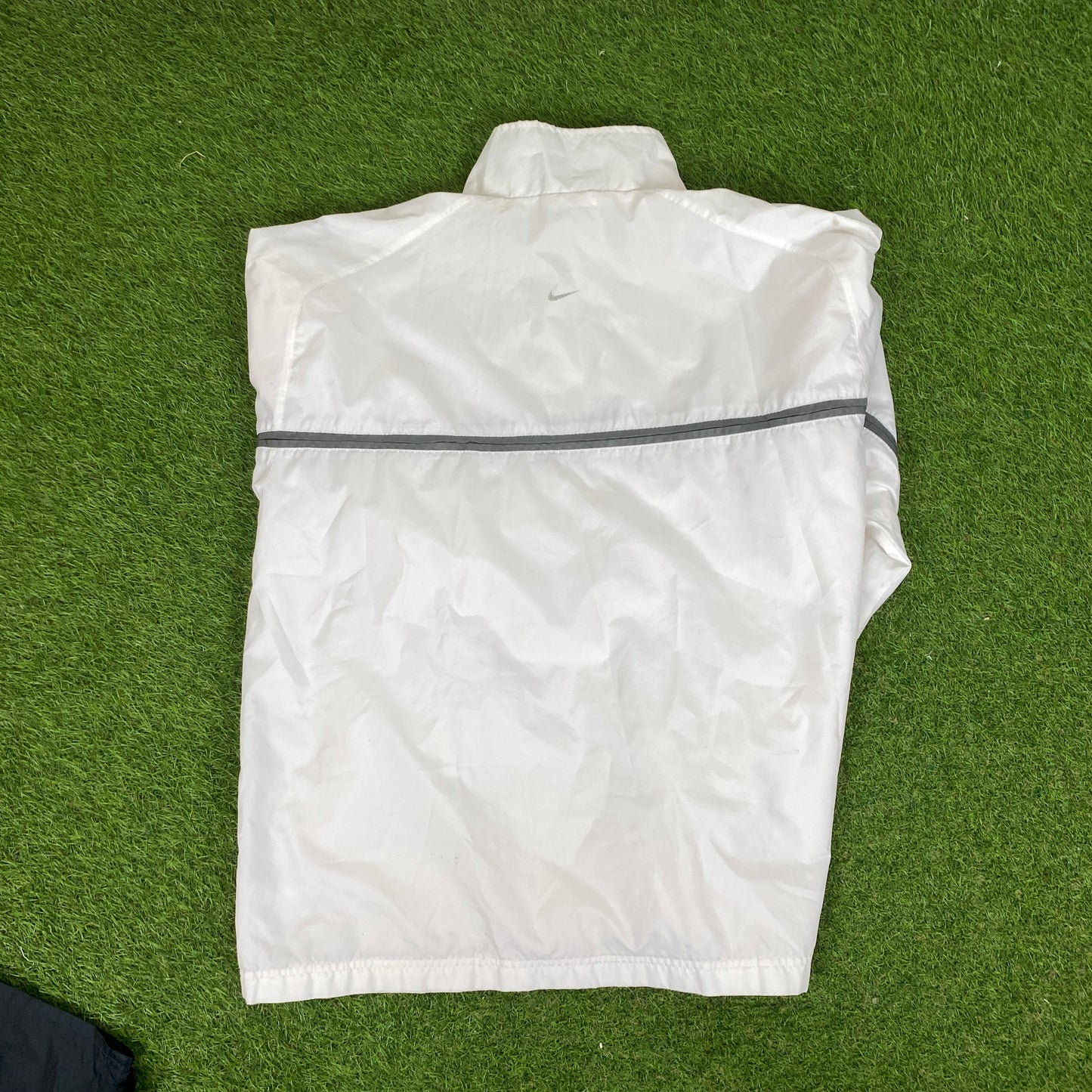 90s Nike Tracksuit Set Jacket + Joggers White XL