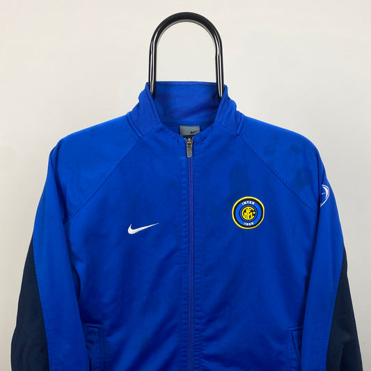 00s Nike Inter Milan Windbreaker Jacket Blue XS