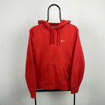 00s Nike Hoodie Red Small