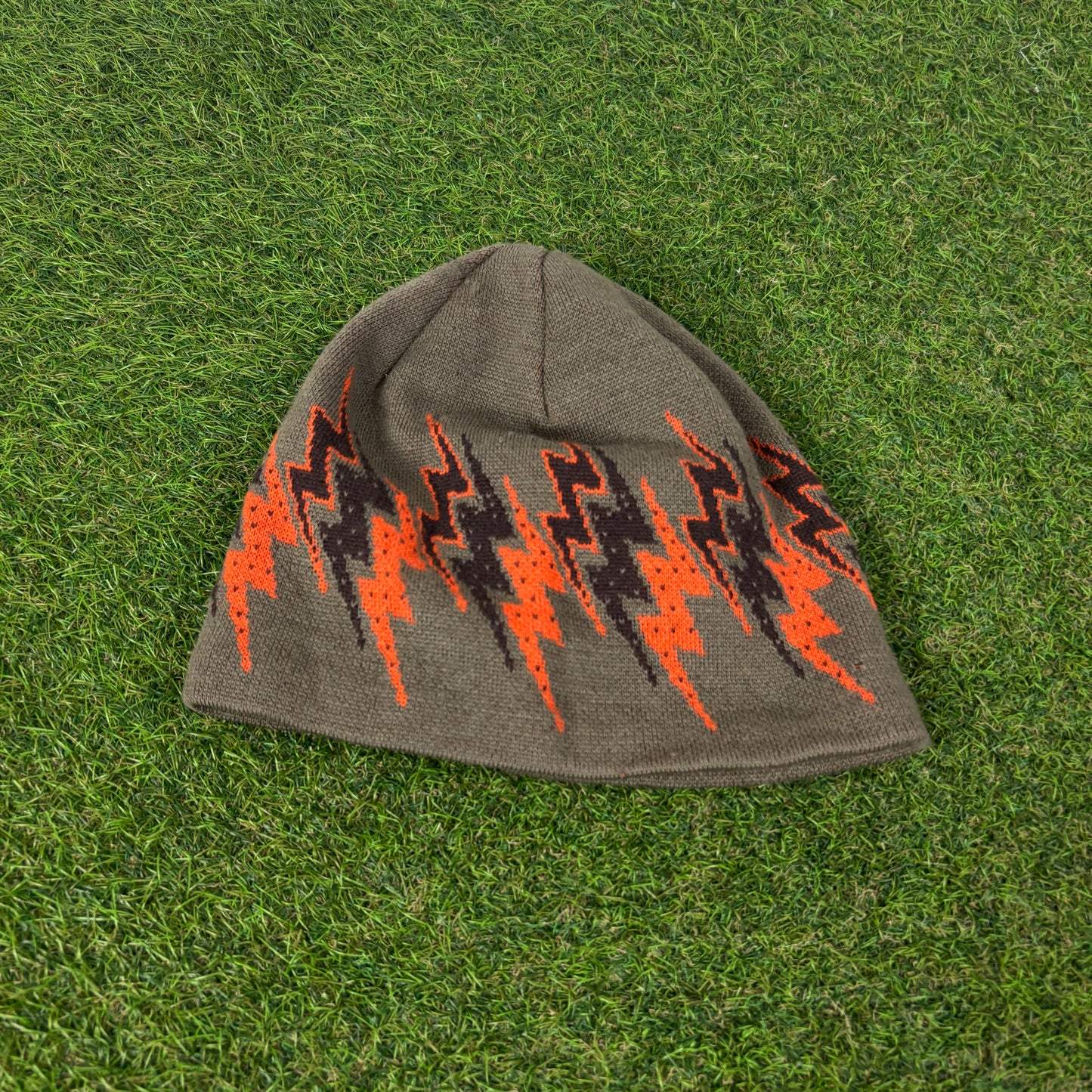 00s Nike ACG Lightning Beanie Hat Brown