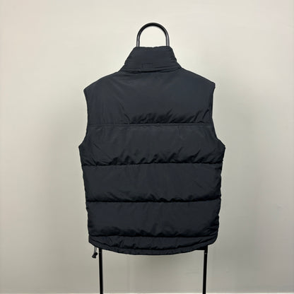 00s Nike Puffer Gilet Jacket Blue Small