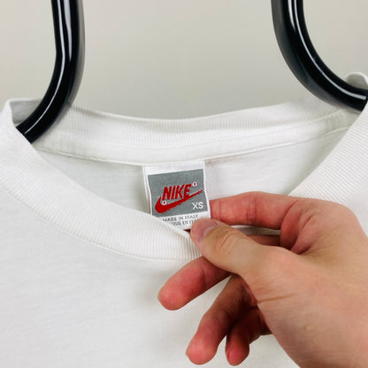 90s Nike Baseball T-Shirt White XS