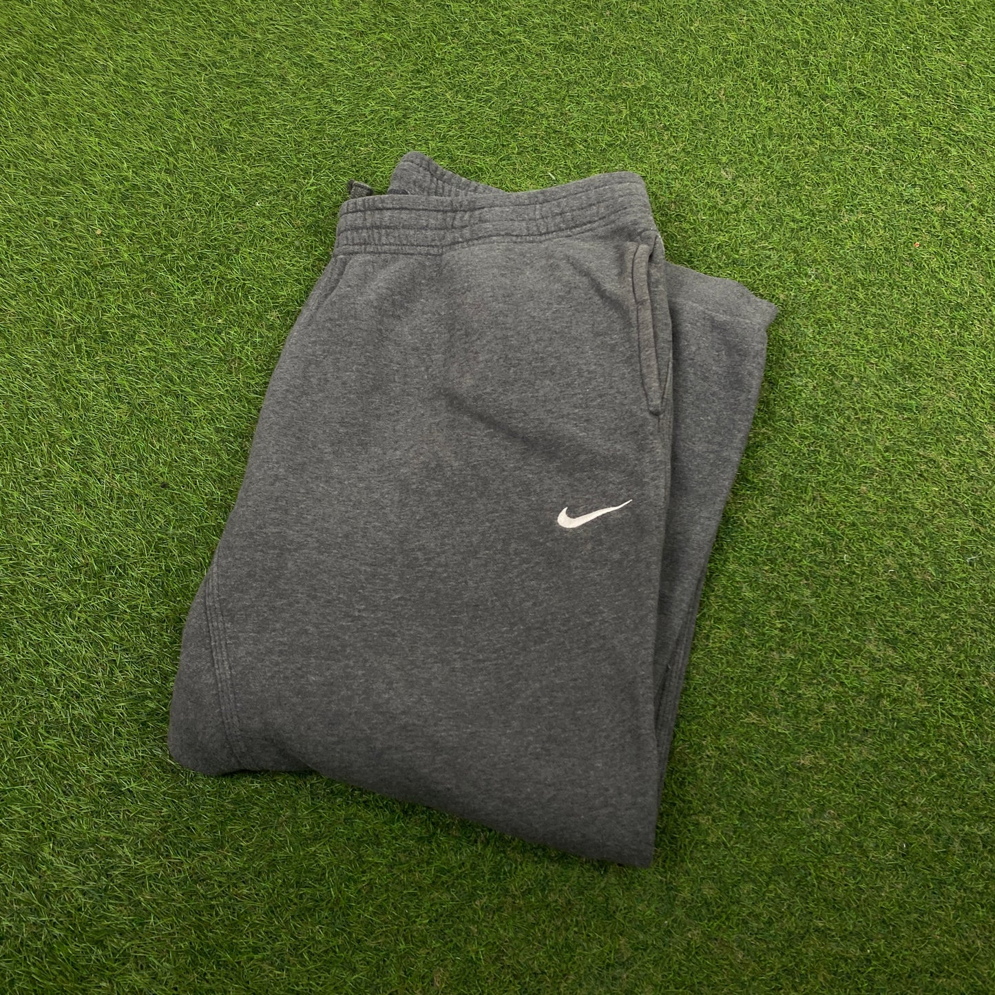 00s Nike Cotton Joggers Grey XXL