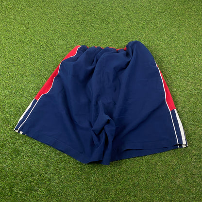 90s Adidas Bayern Munich Football Shorts Blue XL
