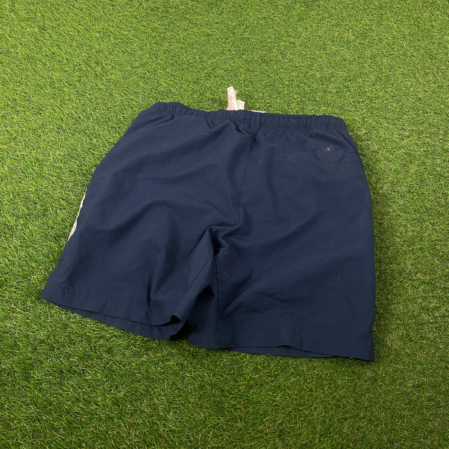 00s Nike Piping Shorts Blue Small