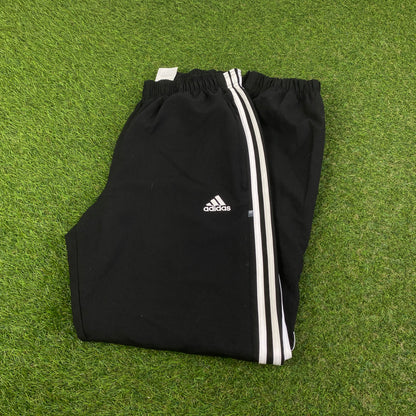 00s Adidas Joggers Black Small