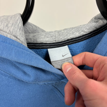 00s Nike Flame Hoodie Blue Large