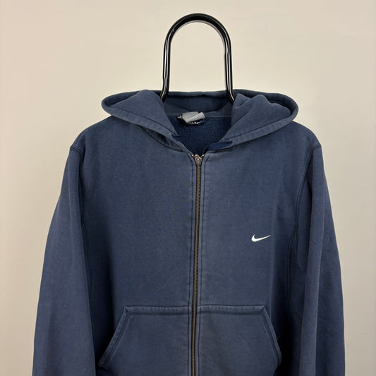 00s Nike Air Max Zip Hoodie Blue Small