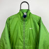 90s Nike Puffer Jacket Coat Green Small