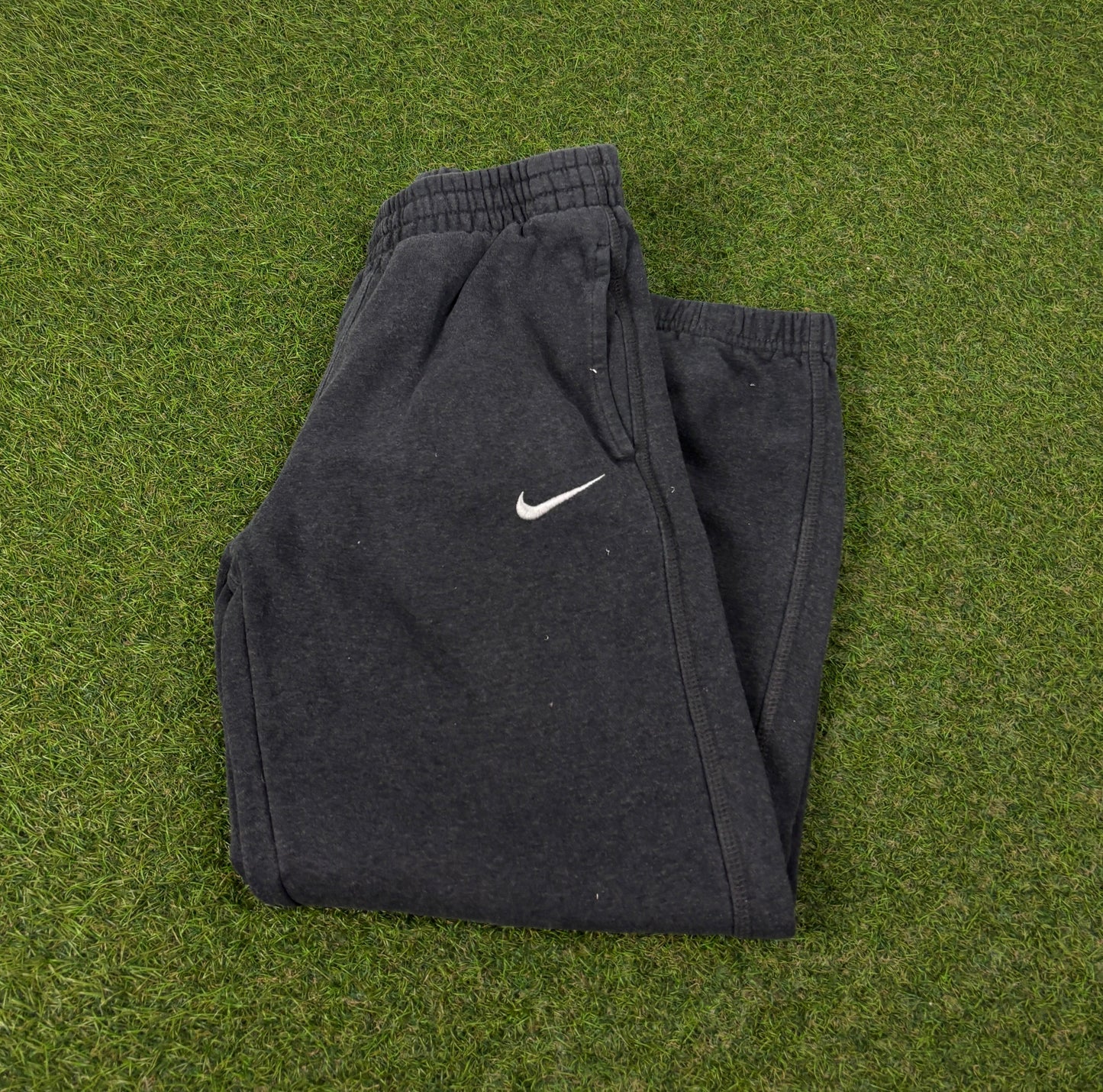 00s Nike Cotton Joggers Grey XS