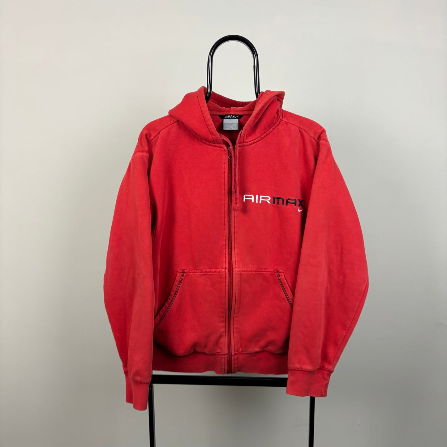 00s Nike Air Max Zip Hoodie Red Medium