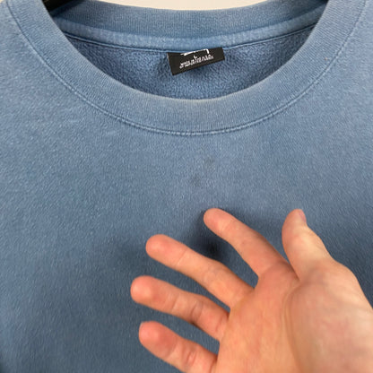 00s Stussy Sweatshirt Blue Large