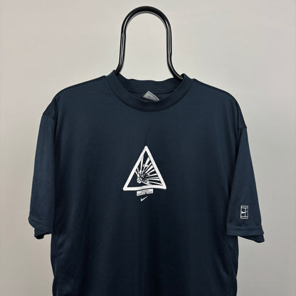 00s Nike Tennis T-Shirt Blue Large