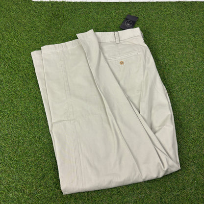 00s Nike Golf Trousers Joggers Brown XL