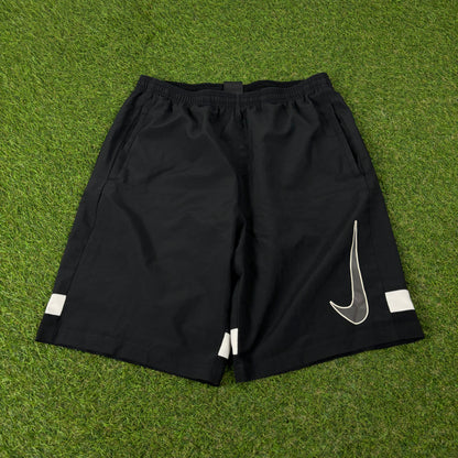 00s Nike Football Shorts Black Small