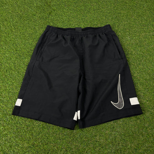 00s Nike Football Shorts Black Small