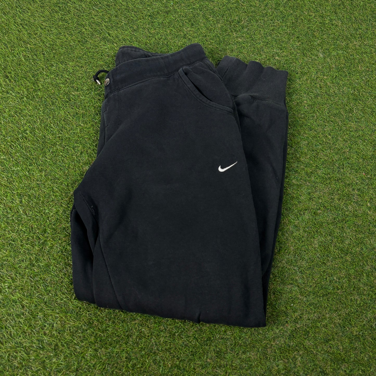 00s Nike Cotton Joggers Black Small