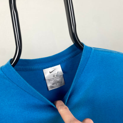 00s Nike T-Shirt Blue Small