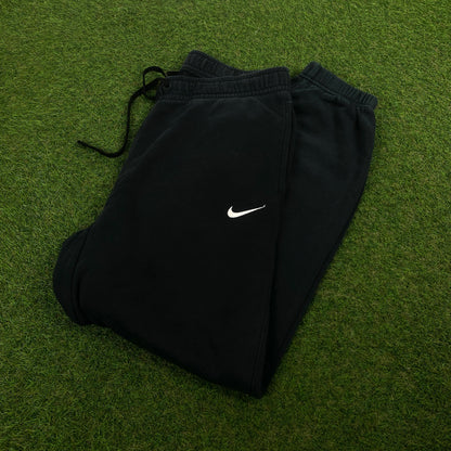 00s Nike Wide Leg Cotton Joggers Black Medium