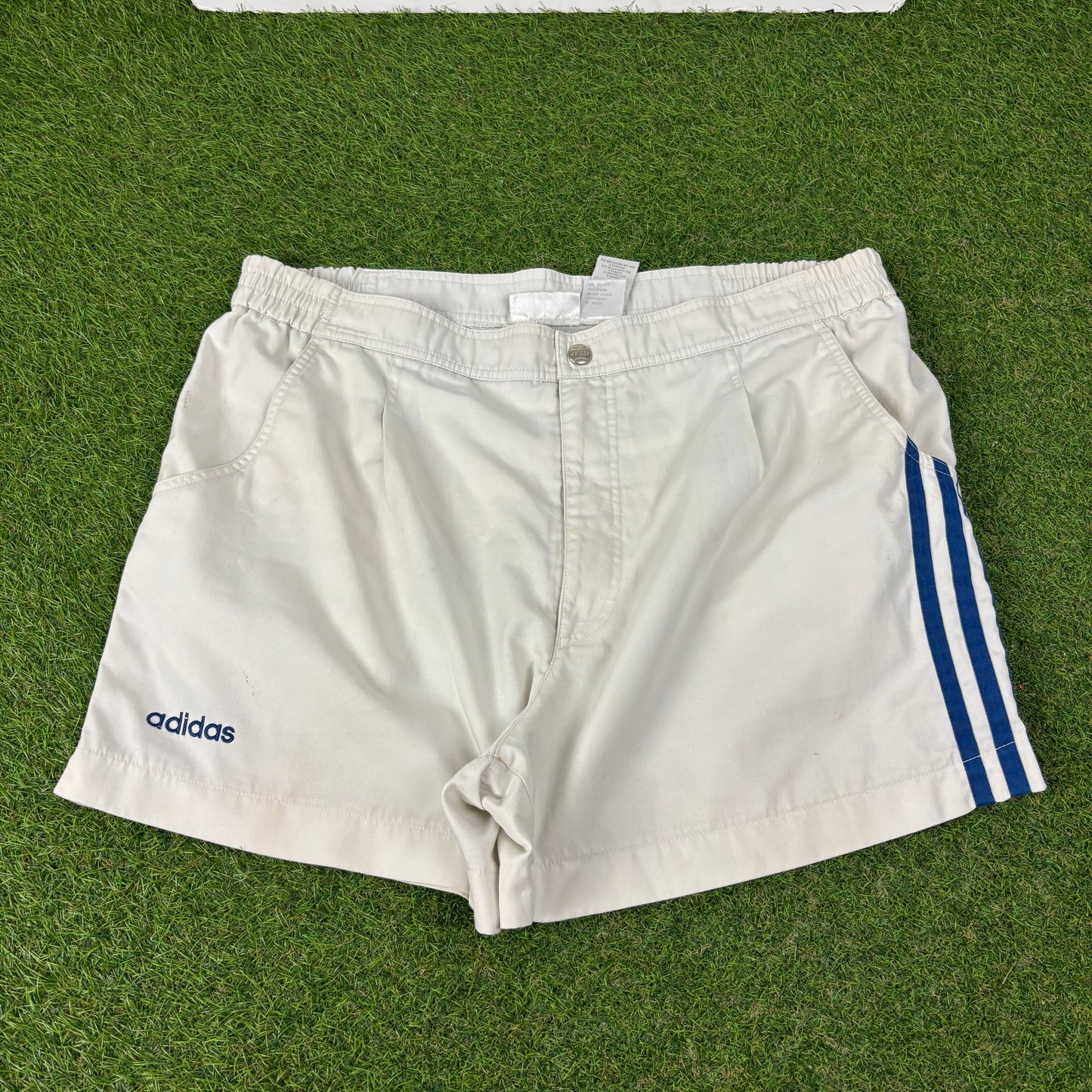 90s Adidas Tennis Shorts White XL