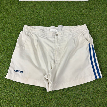 90s Adidas Tennis Shorts White XL