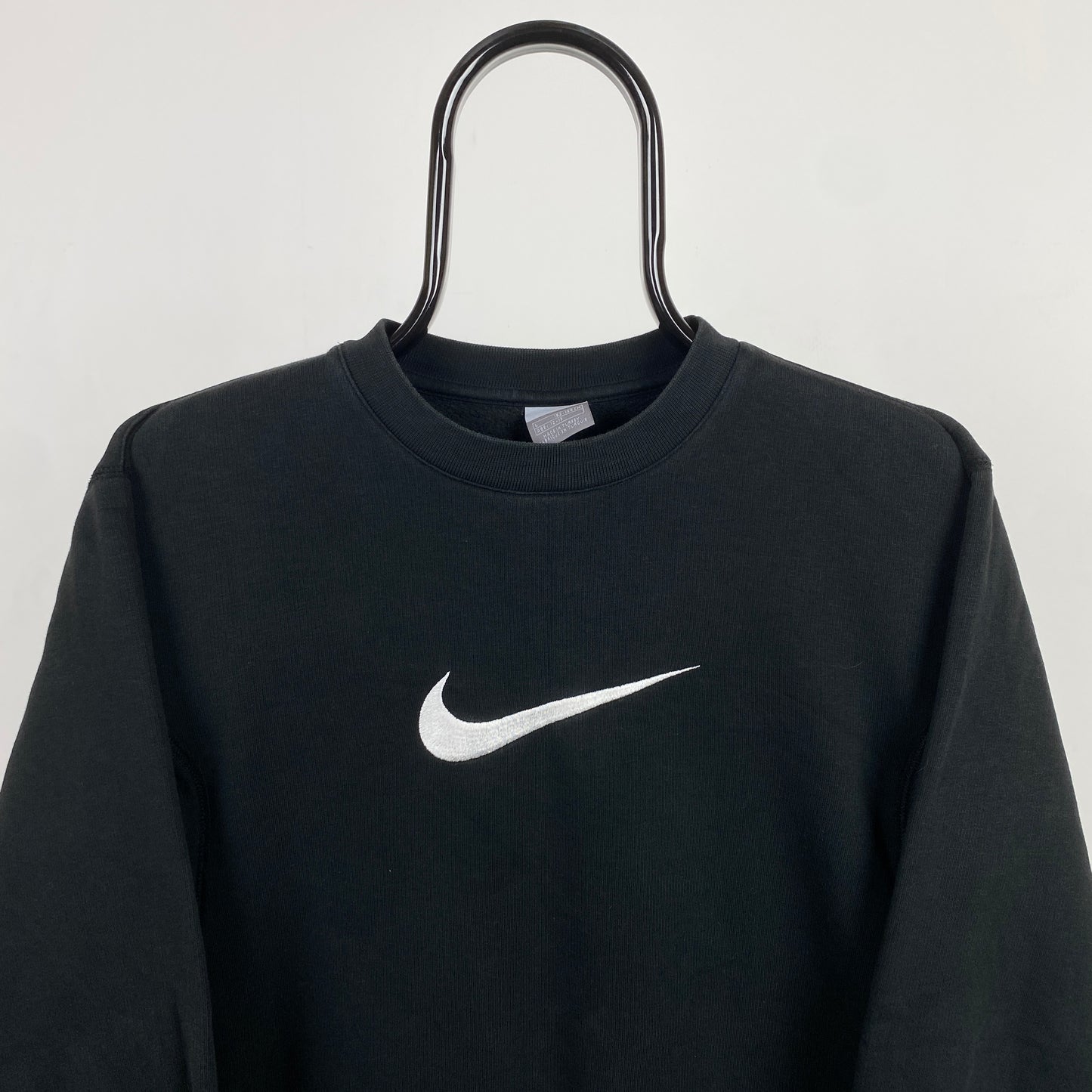 00s Nike Swoosh Sweatshirt Black XS
