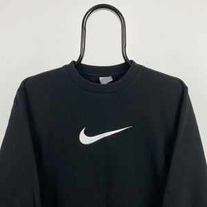00s Nike Swoosh Sweatshirt Black XS