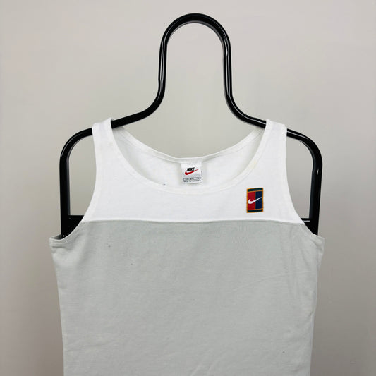 90s Nike Challenge Court Sports Vest T-Shirt White Medium