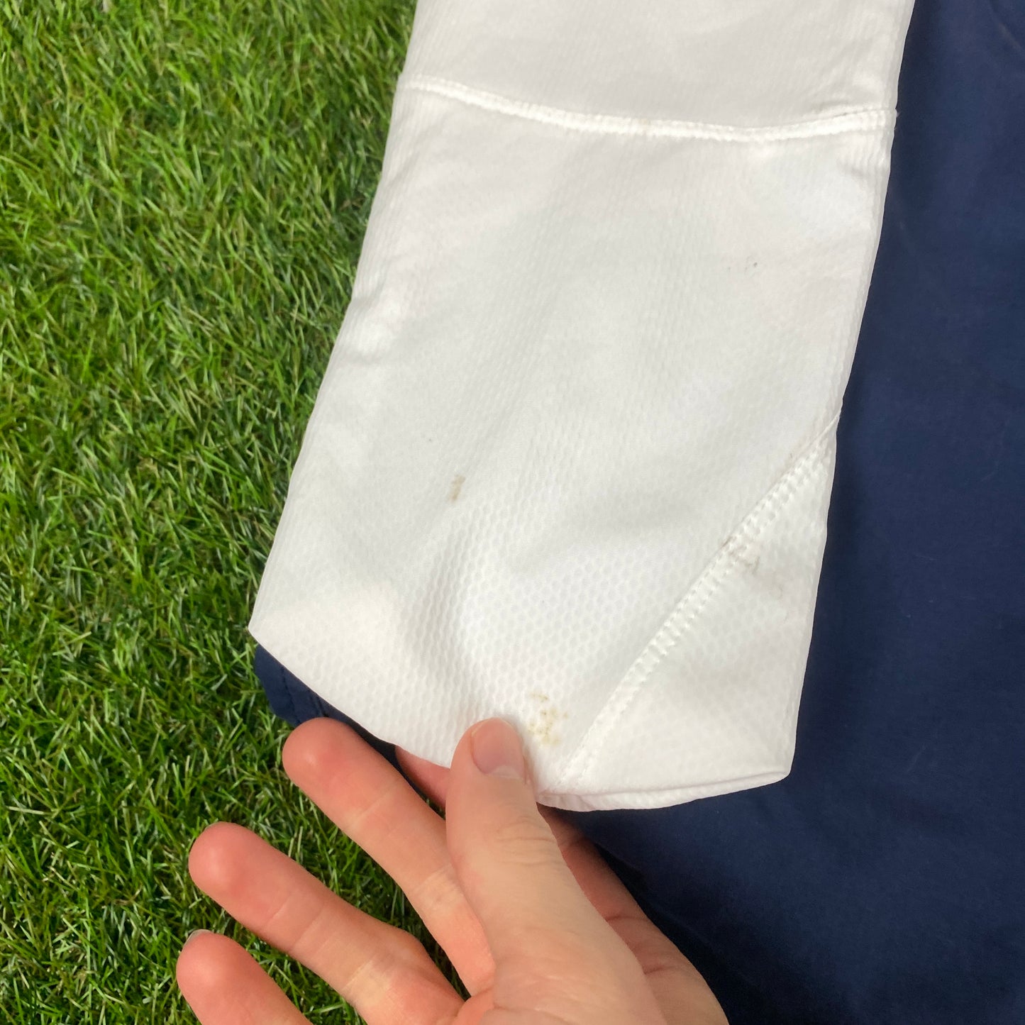 90s Nike Sphere Dry Windbreaker Jacket + Joggers Set White Womens Medium