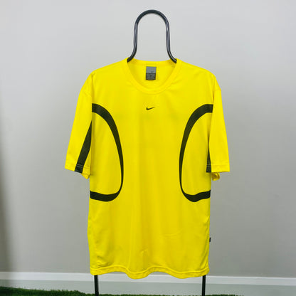 00s Nike Piping T-Shirt Yellow XL
