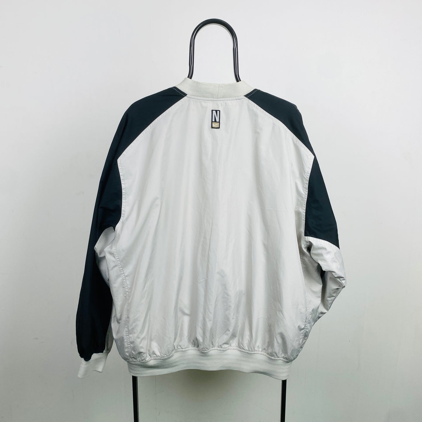 90s Nike Windbreaker Jacket White XL